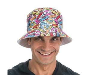 Chaks - Cappello da pescatore vintage degli anni '90, cappello da sole per donna e uomo, stile retrò, accessori estivi, festival