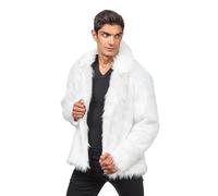 Chaks - Cappotto in pelliccia sintetica, giacca corta in pelliccia