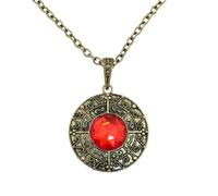Chaks - Collana da vampiro con ciondolo, gioiello gotico in metallo