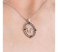 Chaks - Collana del mercoledì, collana con ciondolo, gioielli con pietre nere, accessori per il gothic e il cosplay