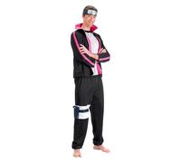 Chaks - Costume Boruto Uzumaki da uomo, outfit ufficiale Boruto, set anime 5 pezzi per carnevale, cosplay e Comic Con