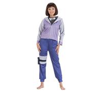Chaks - Costume da donna Hinata Hyuga, outfit ufficiale Naruto, set anime 5 pezzi per carnevale, cosplay e Comic Con