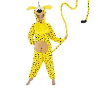 Chaks - Costume da Marsupilami, tuta gialla per adulti
