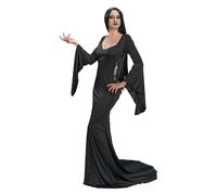 Chaks - Costume da donna Morticia Addams Abito nero - Costume Cosplay per: Halloween - Tema(i) - Celebrità - Taglia L, Nero , XL