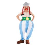 Chaks - Costume Obelix per bambini, outfit ufficiale Asterix e Obelix, set gallico in 5 pezzi per Carnevale e Comic Con