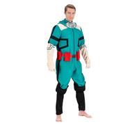 Chaks - Costume da uomo, ufficiale My Hero Academia, tuta Izuku Midoriya con accessori per carnevale e fumetti