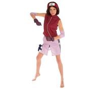 Chaks Costume Sakura Haruno Naruto per donna - Rosa - XS