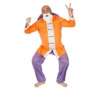 Chaks Costume Genio delle Tartarughe Dragon Ball per Uomo - Grigio, Bianco - Large