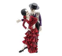 Chaks - Figurine decorative a forma di scheletro, decorazioni per Halloween