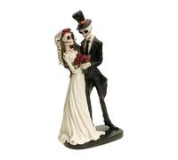 Chaks - Figurine decorative a forma di scheletro, decorazioni per Halloween