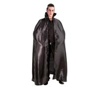 Chaks - Mantello in raso con collo alto, mantello lungo 163 cm