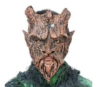 Chaks - Maschera da albero con ragnatele, maschera da mago per adulti, accessori per costumi di Halloween e Carnevale