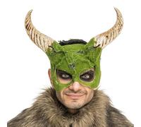 Chaks - Maschera muschio, maschera per adulti, accessori per costumi da festa horror per Halloween, carnevale e feste a tema