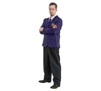 Chaks - Mercoledì uniforme scolastica Xavier Thorpe, costume a 3 pezzi per adulti, costume per Halloween e carnevale