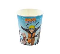 Chaks Naruto ® 12803-NA, Set di 8 bicchieri di cartone, 25 cl