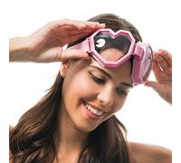 Chaks - Occhiali a forma di cuore, accessorio per costumi