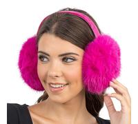Chaks - Paraorecchie da donna, paraorecchie in pelliccia sintetica, accessorio invernale per mercatini di Natale e costumi, carnevale
