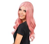 Chaks - Parrucca pastello, riccioli lunghi 66 cm per donna, parrucca per capelli lunghi, cosplay, carnevale e festival