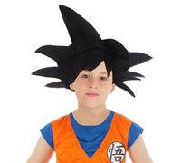 Parrucca nera Goku Sayan Dragon Ball Z cosplay bambino
