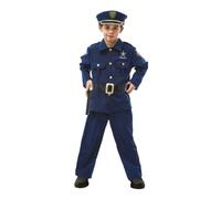 Chaks - Set costume da poliziotto, uniforme da poliziotto per bambini