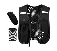 Chaleco Reflectante Running - Equipo De Hidratación Seguridad Mediante Innovación - Chaleco De Hidratación Para Running | Para Mujeres Y Hombres Trail Training Fitness Ciclismo Aire Libre Se