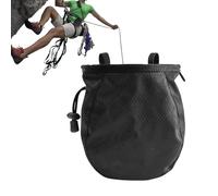 Chalk Bag - Borsa da 6,3 pollici | Supporto per anca in poliestere - A prova di perdite Regolabile per sollevamento Stoccaggio per palestra Fitness Alpinismo Golf Freing Mantenere le mani