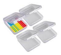 Chalk Holder Box - Clear Classroom Case | 4 pezzi Trasparente Chalk Storage Organizer per insegnanti e studenti; Durevole Stationery Case For Classroom, University, Lettura, And School Supplies U