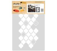 Chalk-it Stencil decorativo Model 706 Marocco, riutilizzabile, stencil flessibile in plastica stencil per mobili legno gesso