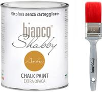 CHALK PAINT Ambra & PENNELLO Pittura Shabby Chic Vintage EXTRA OPACA (1 Litro)