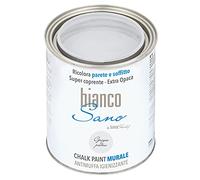 Chalk Paint ANTIMUFFA IGIENIZZANTE specifica per PARETI biancoSano Grigio Pietra - Ricolora e sanifica il tuo ambiente (1 Litro)