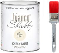 CHALK PAINT Beige Sabbia & PENNELLO Pittura Shabby Chic Vintage EXTRA OPACA (1