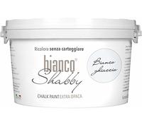 CHALK PAINT Bianco Ghiaccio per Mobili e Pareti - Pittura Shabby Chic Vintage EXTRA OPACA (2,5 Litri)