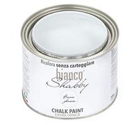 CHALK PAINT Bianco Ghiaccio Pittura Shabby Chic Vintage per Mobili e Pareti EXTRA OPACO (500 ml)