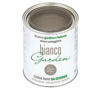 CHALK PAINT DA ESTERNO biancoGarden Grigio Tortora - Ricolora giardino e balcone SENZA CARTEGGIARE e SENZA FINITURA (1 Litro)