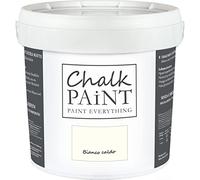 CHALK PAINT Everything Bianco Caldo 5 Litri - SENZA CARTEGGIARE Colora Facilmente Tutti i Materiali 5 l (Confezione da 1)