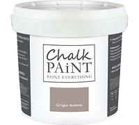 CHALK PAINT Everything Grigio Tortora 5 Litri - SENZA CARTEGGIARE Colora Facilmente Tutti i Materiali