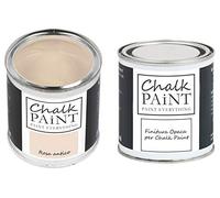 CHALK PAINT EVERYTHING Rosa Antico & FINITURA - Kit Pronto Vernicia e Proteggi (250 ml + 250 ml)
