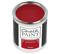 CHALK PAINT EVERYTHING Rosso 250 ml - SENZA CARTEGGIARE Colora Facilmente Tutti i Materiali