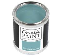 CHALK PAINT EVERYTHING Turchese Antico 250 ml - SENZA CARTEGGIARE Colora Facilmente Tutti i Materiali