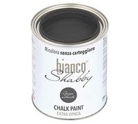 CHALK PAINT Grigio Antracite per Mobili e Pareti - Pittura Shabby Chic Vintage EXTRA OPACA (1 Litro)