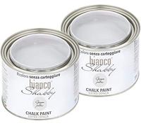 CHALK PAINT Grigio Pietra Pittura Shabby Chic Vintage per Mobili e Pareti EXTRA OPACO (2 x 500 ml)