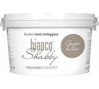 CHALK PAINT Grigio Tortora per Mobili e Pareti - Pittura Shabby Chic Vintage EXTRA OPACA (2,5 Litri)