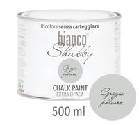 CHALK PAINT Grigio Polvere per Mobili e Pareti - Pittura Shabby Chic Vintage EXTRA OPACA (1 Litro)