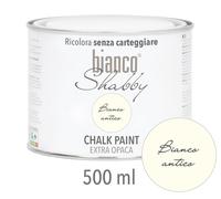 CHALK PAINT Bianco Antico per Mobili e Pareti - Pittura Shabby Chic Vintage EXTRA OPACA (2,5 Litri)