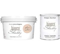 CHALK PAINT Rosa Antico & FINITURA - Pittura Shabby Chic EXTRA OPACA (2,5 Litri) + Finitura Trasparente Opaco (1 Litro)