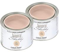 CHALK PAINT Rosa Antico Pittura Shabby Chic Vintage per Mobili e Pareti EXTRA OPACO (2 x 500 ml)