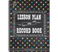 Chalkboard Brights Lesson Plan and Record Book (Tascabile)