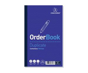 Challenge 210 x 130 mm Duplicate Order Book, Carbonless, 100 Pages, Set of 5
