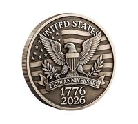 Challenge Coin - COIN commémoratif à collectionner, prix vétéran artistique | Pièce de monnaie militaire historique pour les amateurs, cadeaux de famille, souvenirs d'anniversaire, hommage commémorati