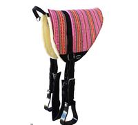 CHALLENGER Horse SOTTOSELLA Western in pile imbottito Bareback Pad con Stirr